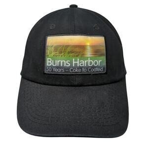 Burns Harbor 50 Years Coke To Coated Baseball Cap Black OS Elegan Customwear